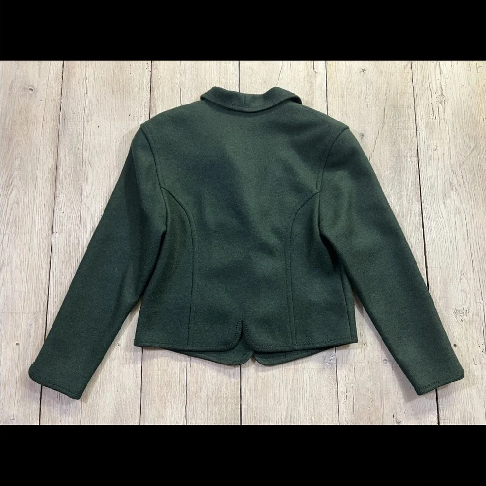 Giesswein Wool Jacket Women’s Green Blazer Size U.S. 6 - Picture 5 of 9